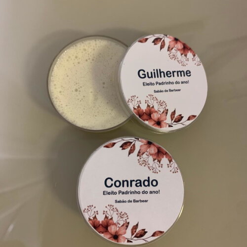 Lembrança Padrinho Casamento Sabão Barbear + Loção Pós Barba