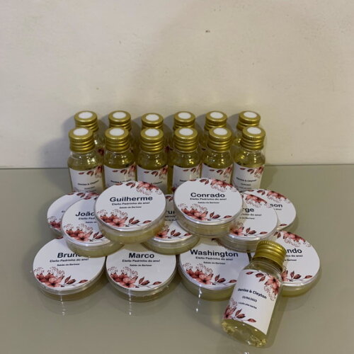Lembrança Padrinho Casamento Sabão Barbear + Loção Pós Barba