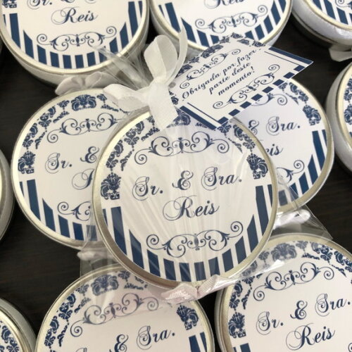 Lembrança para Casamento Vela Aromática
