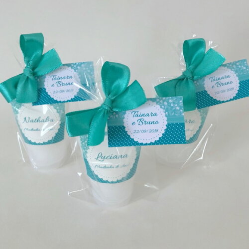 Lembrança para Madrinha de Casamento Azul Tiffanny