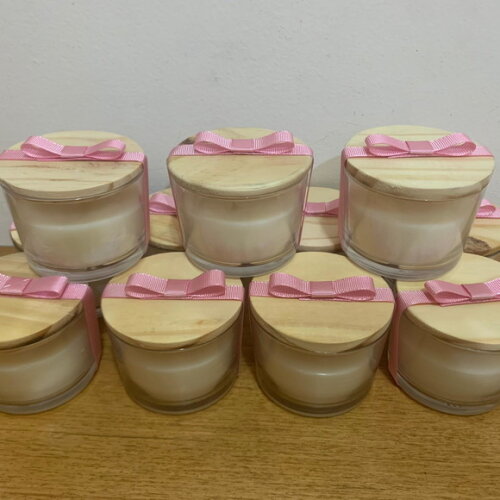 Lembrança Vela Vegetal Aromática Pote Vidro