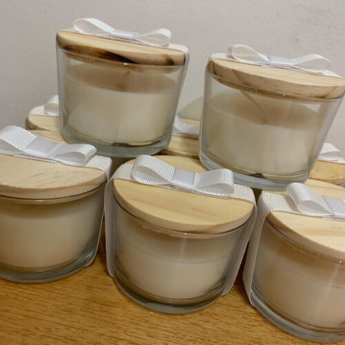 Lembrança Vela Vegetal Aromática Pote Vidro