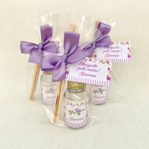 Lembrancinha Aromatizador Passarinho Lilás