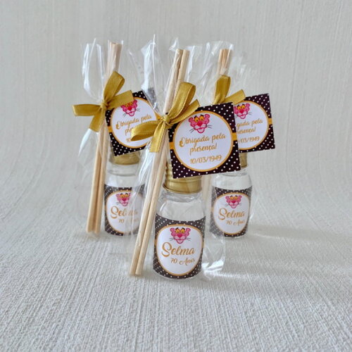 Lembrancinha Aromatizador Pantera Cor de Rosa