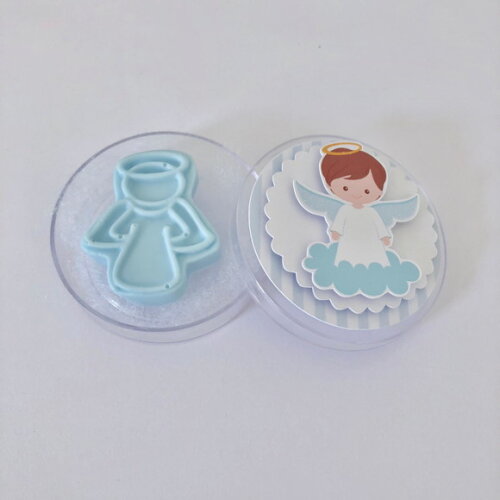 Lembrancinha Batizado Anjinho 3D