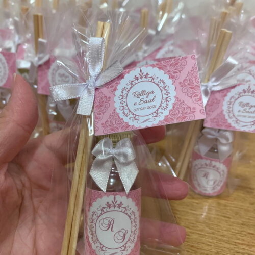 Lembrancinha Casamento Aromatizador Rosê