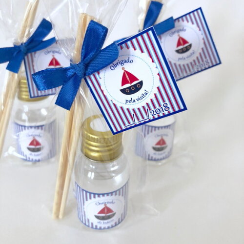 Lembrancinha Maternidade Aromatizador Barquinho Marinheiro