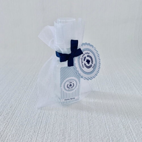 Lembrancinha Maternidade Home Spray floral urso rei organza
