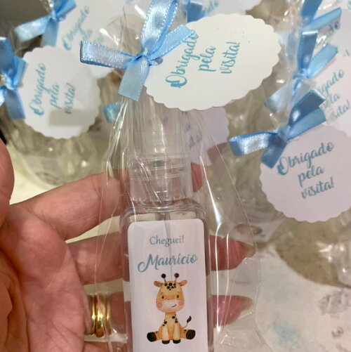 Lembrancinha Maternidade Home Spray Safari