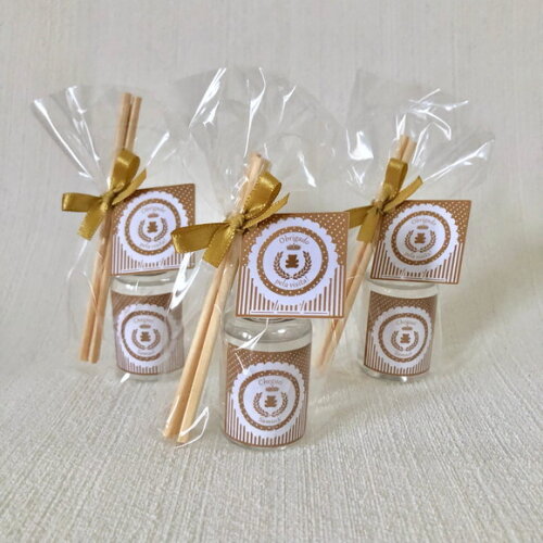 Lembrancinha Nascimento Aromatizador Ursinho Rei Dourado