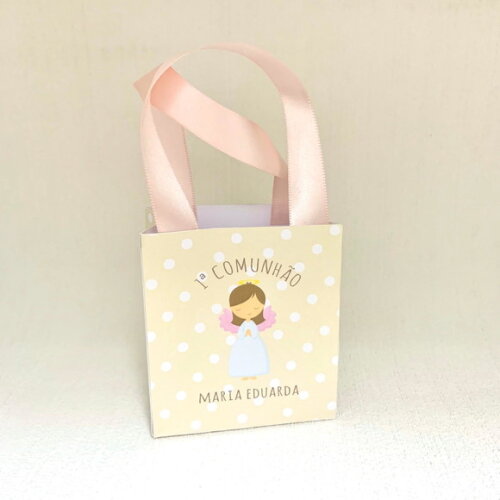 Sacolinha personalizada Primeira comunhão / batizado