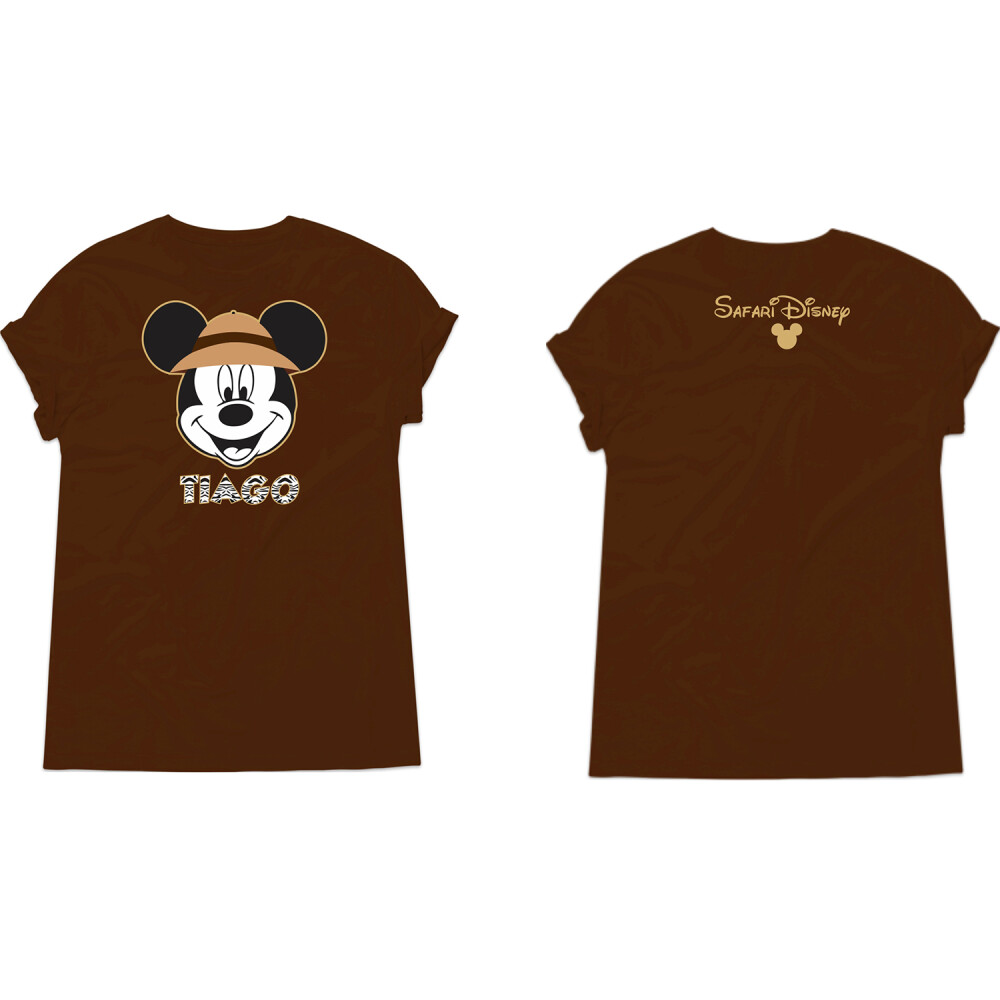 Kit Camiseta Viagem Disney Animal Kingdom Safari Mickey Minnie Lo