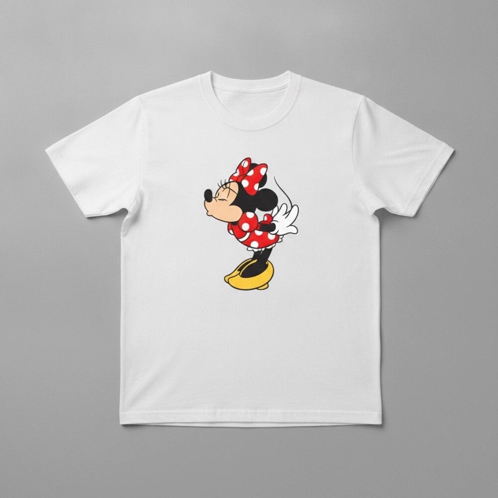 Kit Camiseta Disney Casal Beijo Mickey Minnie Adulto Algodão