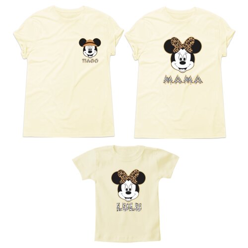 Kit Camiseta Disney Safari Animal Kingdom Mickey Minnie Algodão