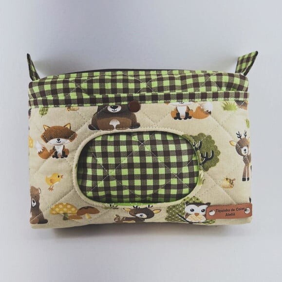 Necessaire Porta Lenço Umedecido