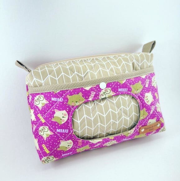 Necessaire Porta Lenço Umedecido