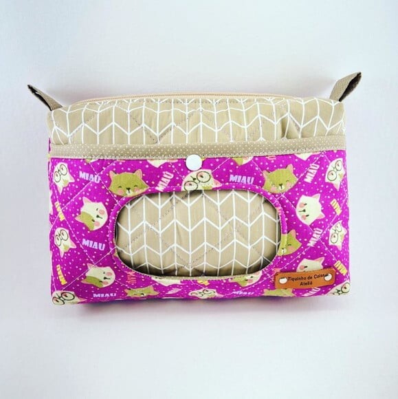 Necessaire Porta Lenço Umedecido