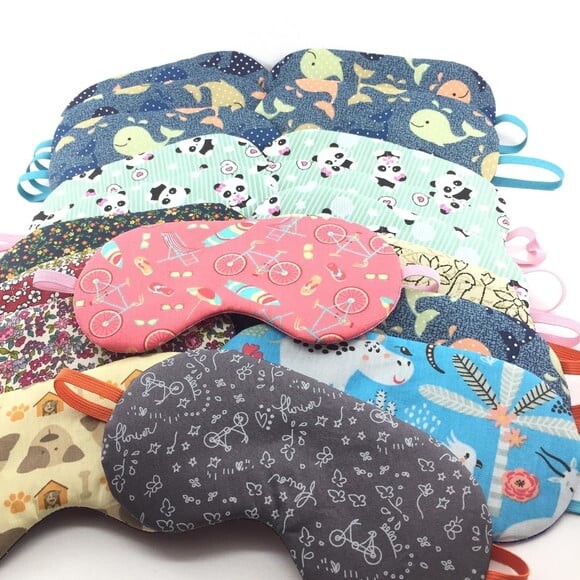 20 Máscaras para Dormir (solicitar estampas disponíveis)