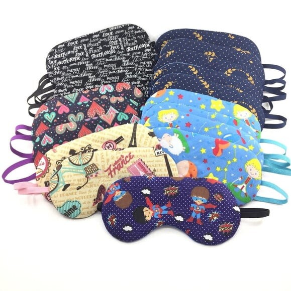 15 Máscaras para Dormir (solicitar estampas disponíveis)