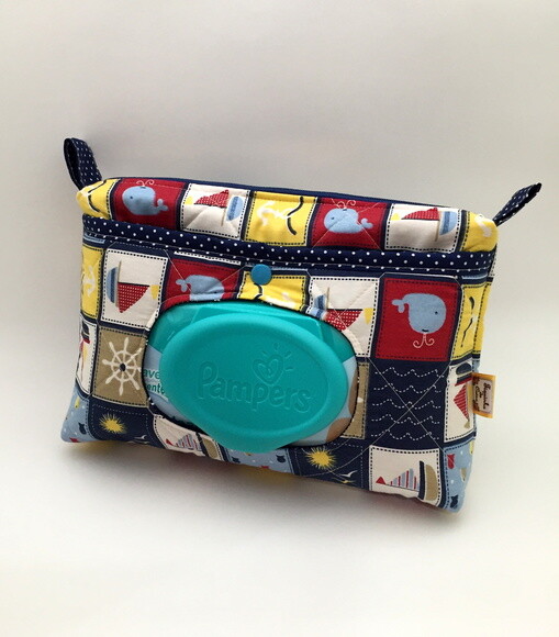 Necessaire Porta Lenço Umedecido (Solicitar estampas)