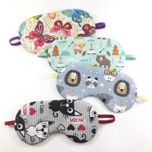 10 Máscaras para Dormir (solicitar estampas disponíveis)