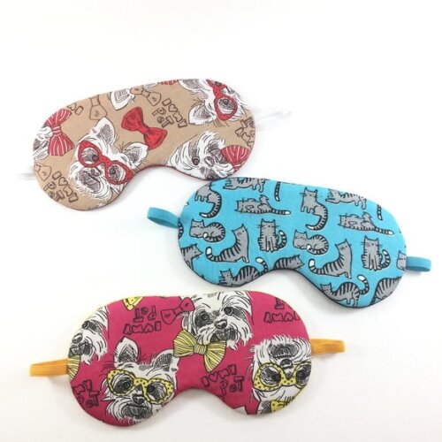 5 Máscaras para Dormir (solicitar estampas disponíveis)