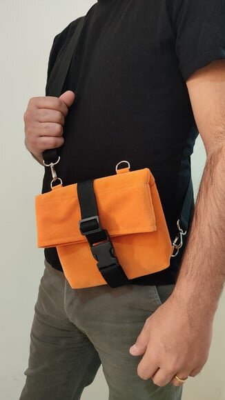Bolsa Transversal Unissex Camurção (verificar Descrição)