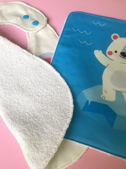 Kit Babador Ursinho Polar (Meia Tigela)