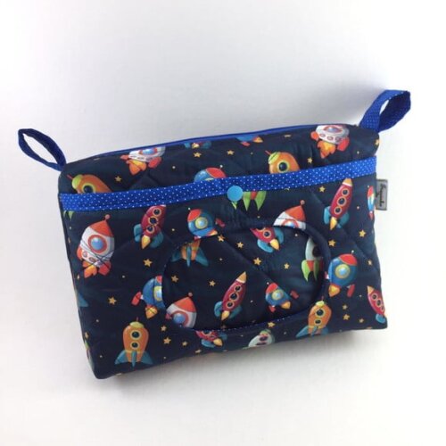 Necessaire Porta Lenço Umedecido (Solicitar estampas)