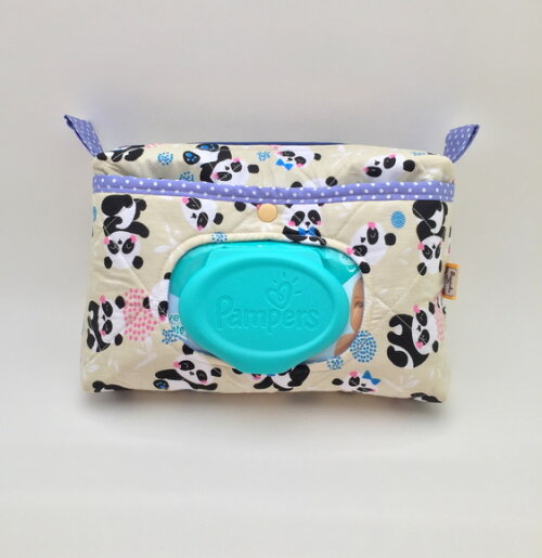 Necessaire Porta Lenço Umedecido (Solicitar estampas)