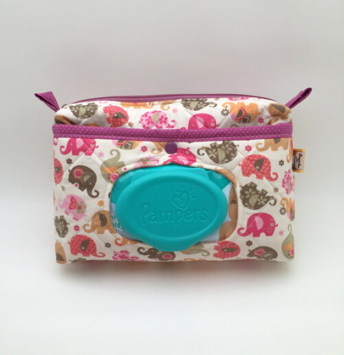 Necessaire Porta Lenço Umedecido (Solicitar estampas)