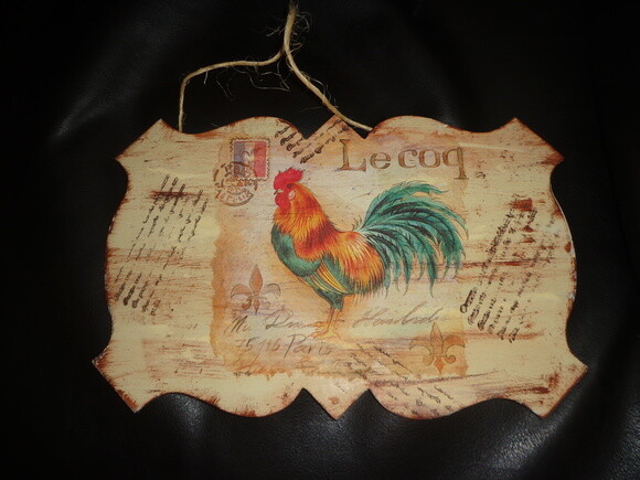 ,placa Decorativa Galo da Madrugada