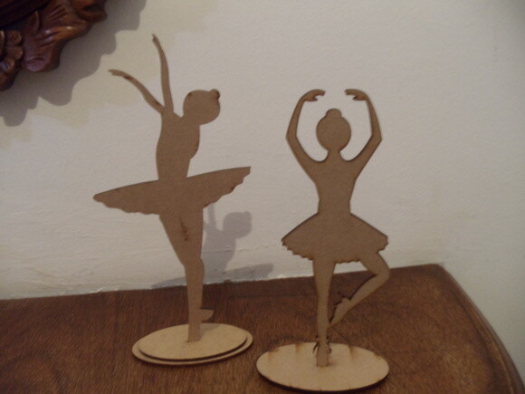 Bailarinas Recortadas a Laser-