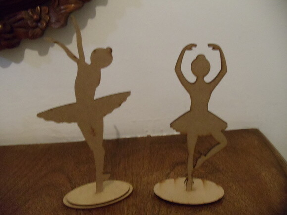 Bailarinas Recortadas a Laser-
