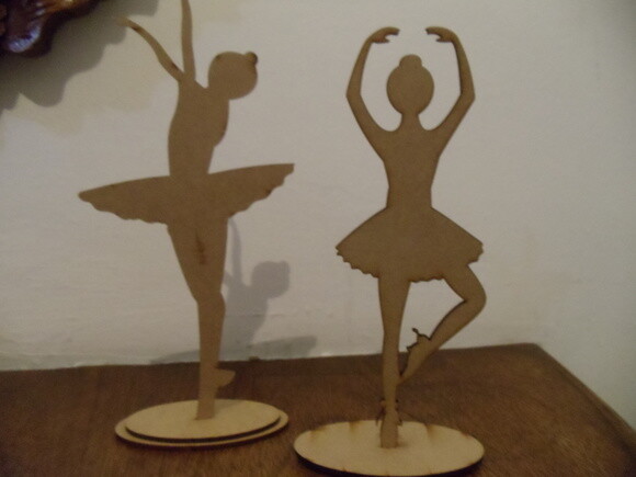 Bailarinas Recortadas a Laser-