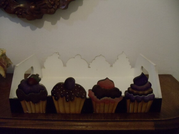 Bandeja em mdf - Cupcakes