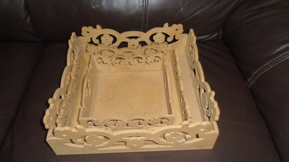 Bandejas em mdf Cru--preço Especial-trio-65,00