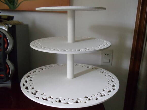 Bandejas Redondas com Pedestal