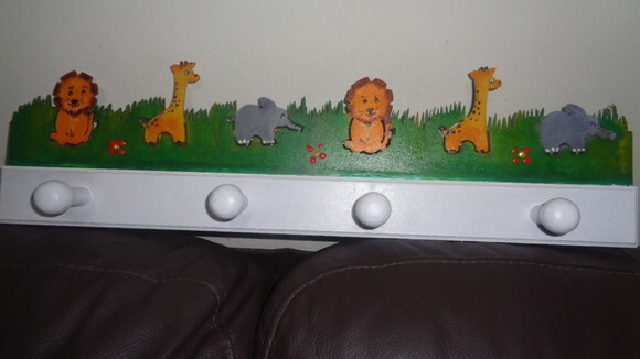 Cabideiro Animais da Selva-pintado