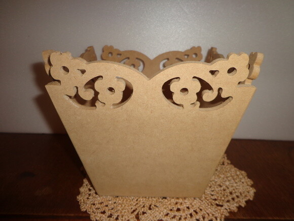 Cachepô Provençal em mdf Recortado