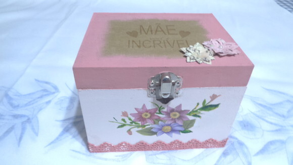 Caixa com Caneca para Mãe