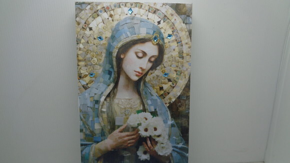 Caixa com Imagem da Virgem Maria-black Friday