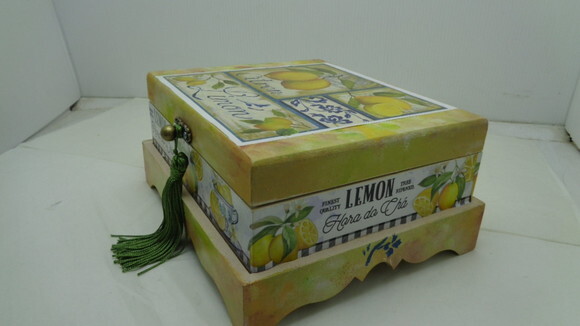 Caixa de Chá Limões