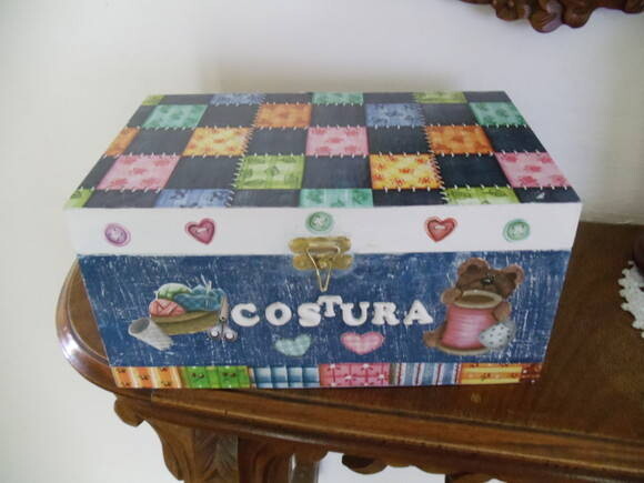 Caixa de Costura Jeans