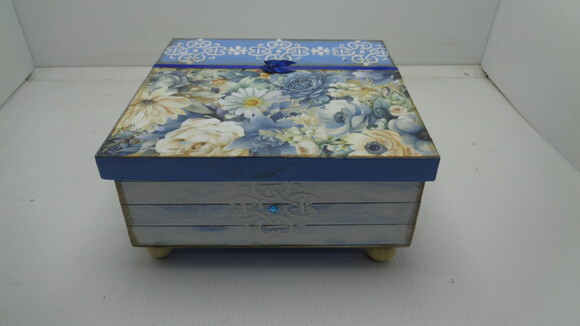 Caixa Decorada Azul-black Friday-49,90