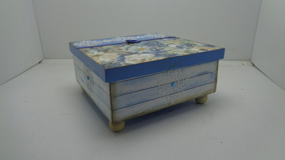 Caixa Decorada Azul-black Friday-49,90