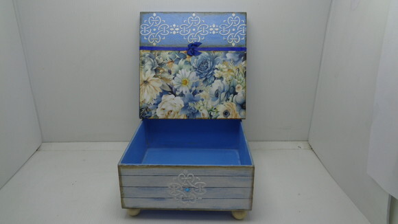 Caixa Decorada Azul-black Friday-49,90