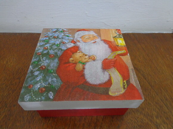 Caixa em mdf Noel com Sabonete