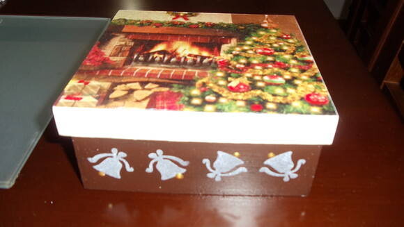 Caixa em Mdf,feliz Natal