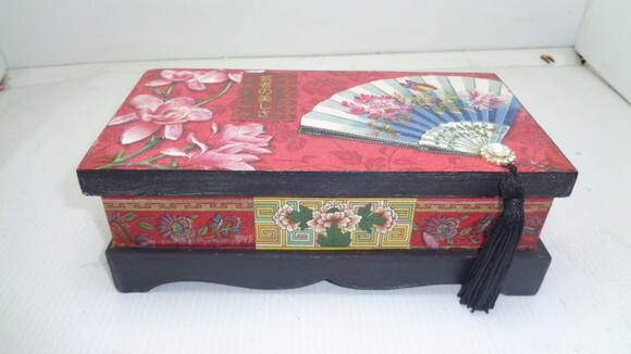 Caixa Oriental Decorada-black Riday